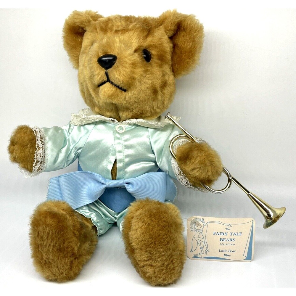 Vintage Teddy‎ Bear Fairy Tale LITTLE BEAR BLUE Trudy Toys RARE 1982 NWT